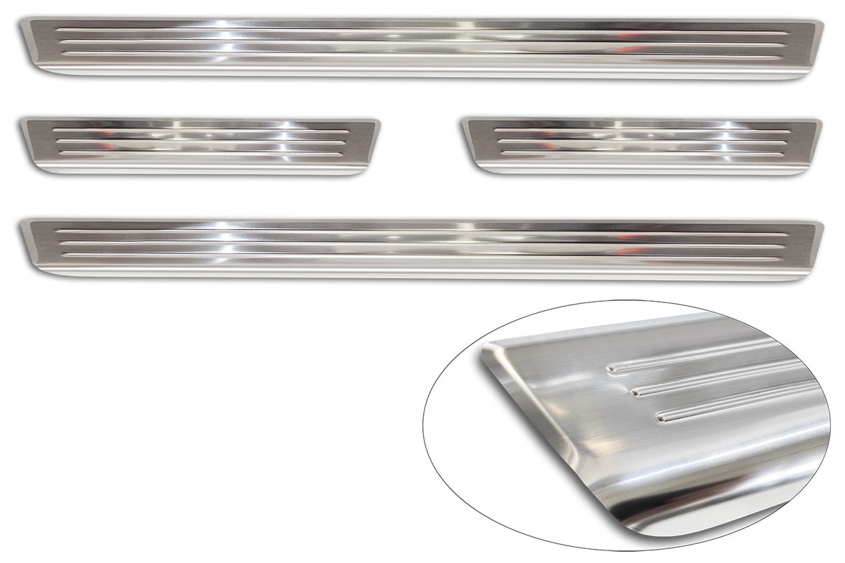 Tröskelskydd Lines Volkswagen Tiguan III 2024+ – Silver satin