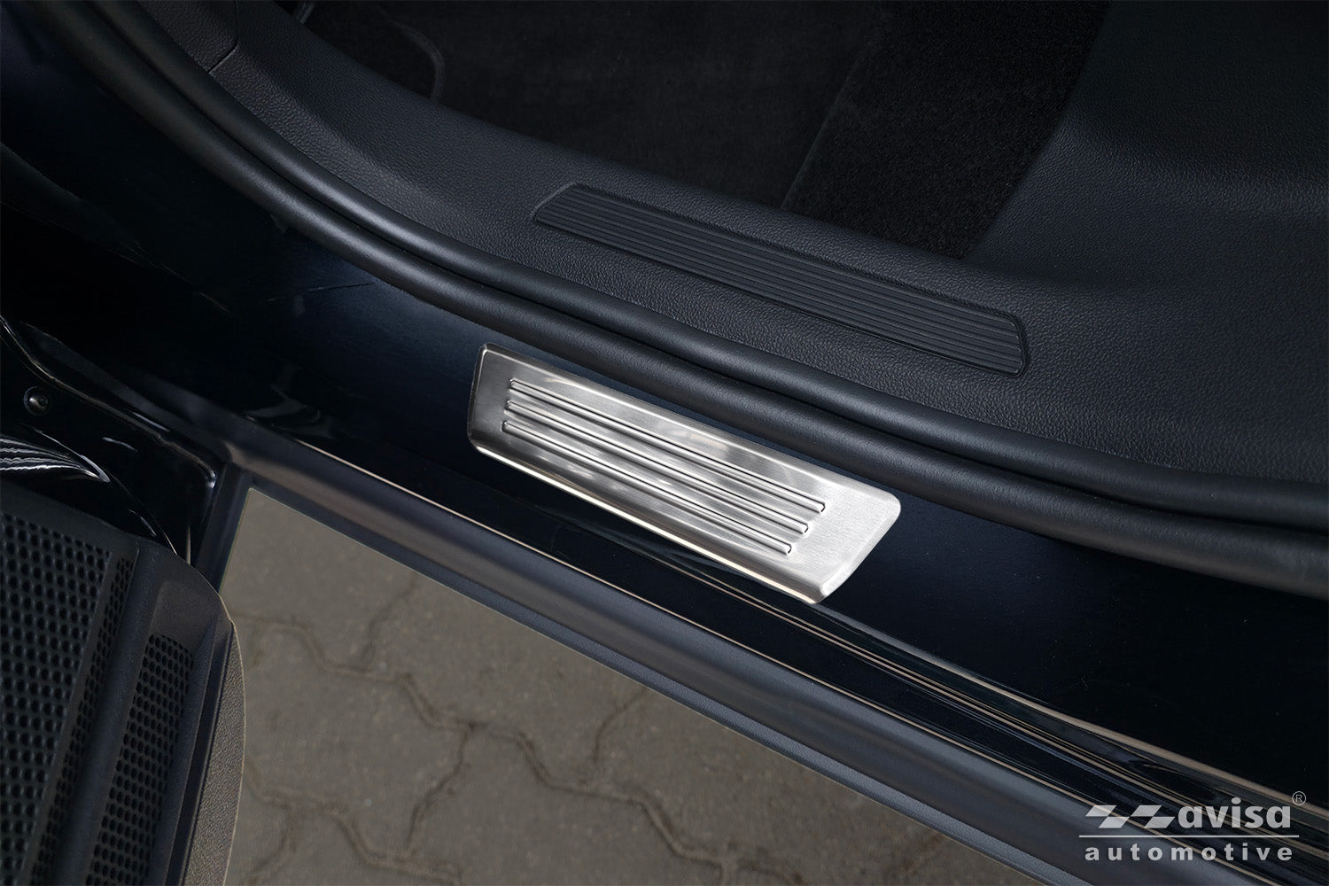 Bakluckelist Volkswagen T-Cross 2018–2024, facelift 2024+ – Silver satin (2/22287) – detaljbild 2