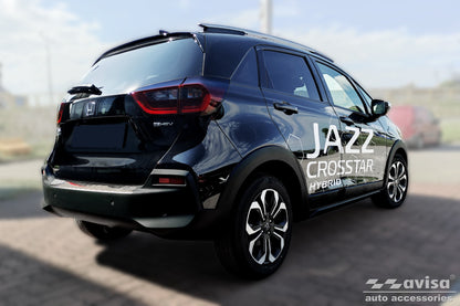Lastskydd Honda Jazz V Crosstar hybrid 2020+ – Silver satin – detaljbild 2