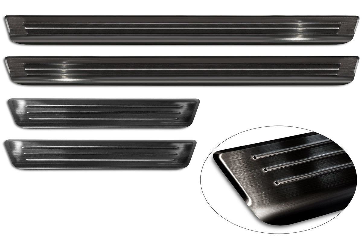 Tröskelskydd Lines Volkswagen Tiguan III 2024+ – Svart