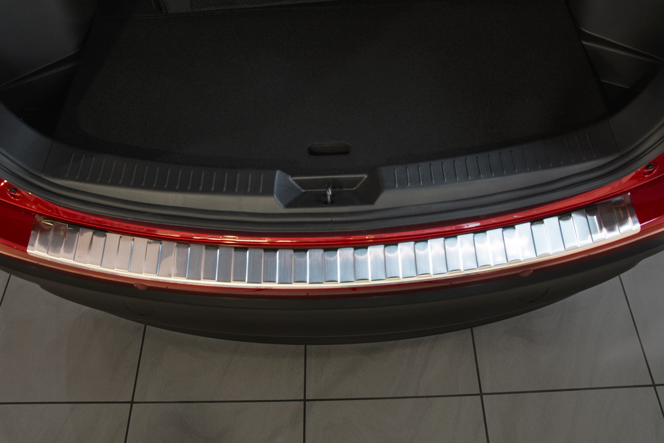 Lastskydd Mazda CX-5 I 2012–2014, facelift 2014–2017 – Silver satin – detaljbild 3