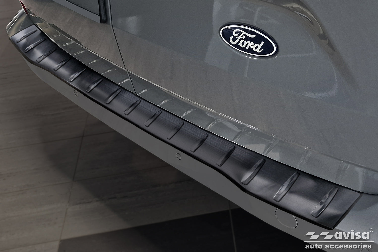 Lastskydd Ford Transit Custom II 2023+/ Ford Tourneo Custom II 2023+ ( utan sport version) Ford E-Transit Custom II, Ford E-Tourneo… – Svart – detaljbild 3