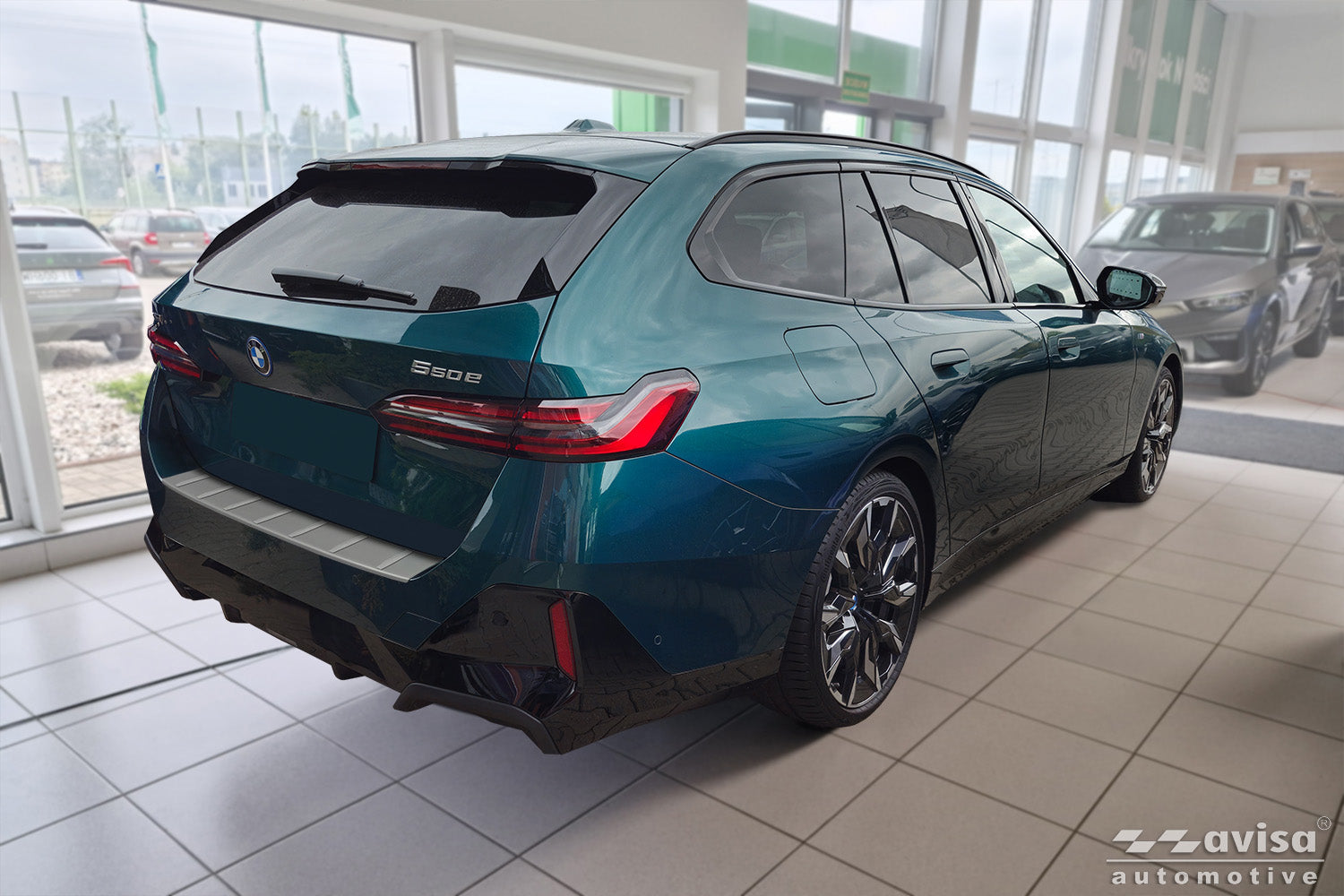 Lastskydd Soft Silver BMW i5 M60 2025 x drive touring m.fl. – Soft Silver – detaljbild 2