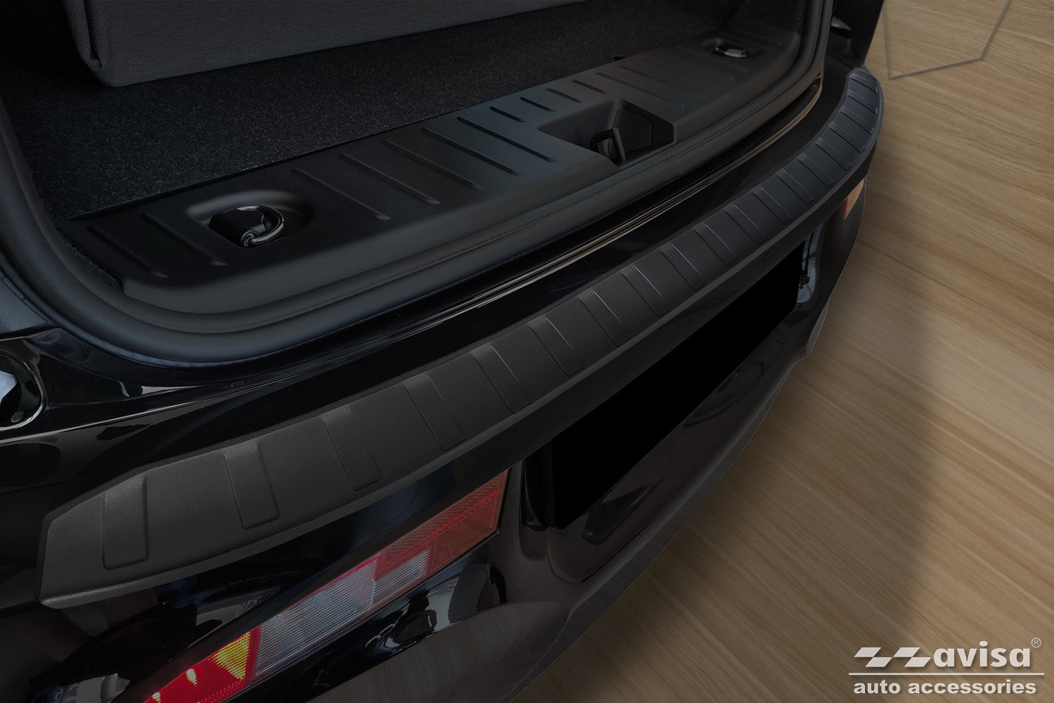 Lastskydd Black Mat BMW i3 (i 01) halvkombi 5-dörrars 2013–2017 facelift 2017–2022 – Mattsvart – detaljbild 3