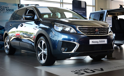 Lastskydd Peugeot 5008 II 2017–2024 – Silver satin – detaljbild 3