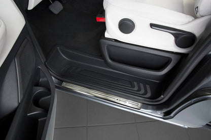 Tröskelskydd Exclusive Mercedes V Class W447/ Vito III 2014+ – Silver satin (2/13002) – detaljbild 2