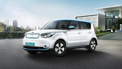 Lastskydd Kia Soul II EV 2014+ – Silver satin – detaljbild 3