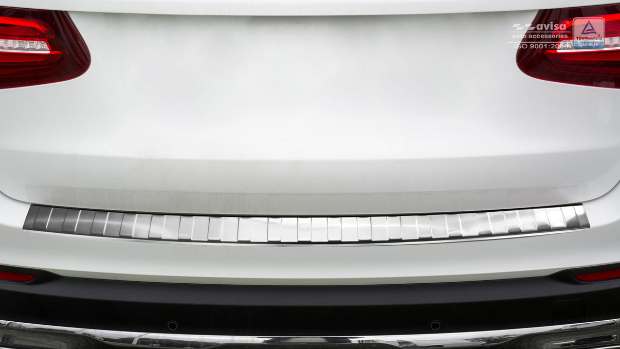 Lastskydd Mercedes Glc (X253) 5-dörrars/ Hybrid 2015–2019, facelift 2019–2022 – Silver satin – detaljbild 3