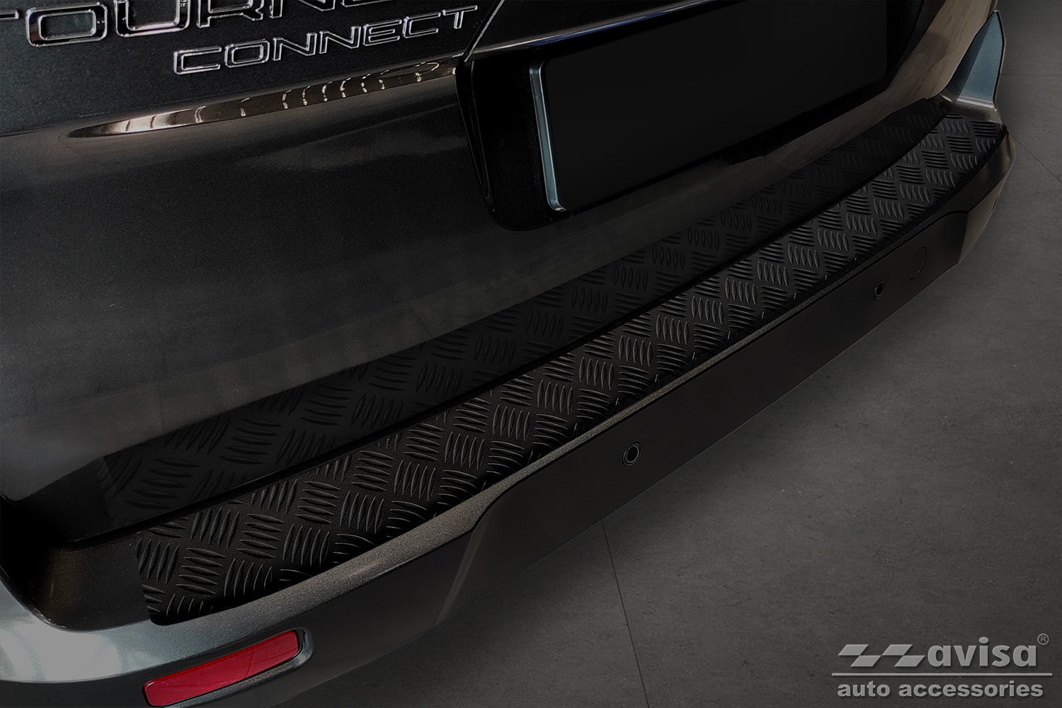 Lastskydd Black Mat Ford Transit/ Tourneo Connect II 2014–2017, facelift 2017–2022 – Mattsvart – detaljbild 3