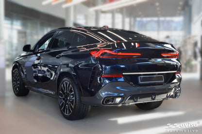 Bakluckelist BMW X6 (G06) 2023+ – Silver satin – detaljbild 2
