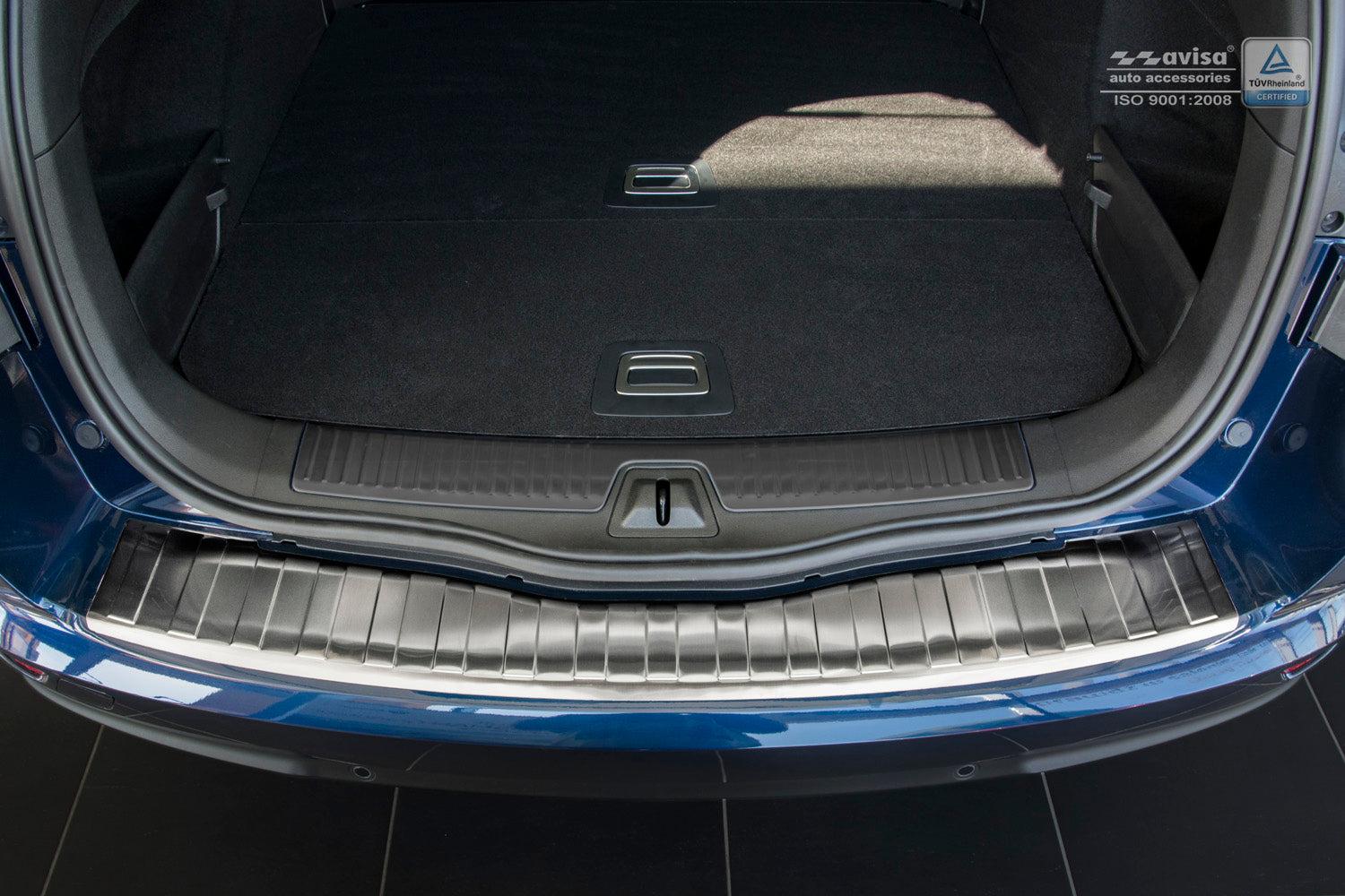 Lastskydd Renault Talisman grandtour 2016–2020, facelift 2020+ – Silver satin – detaljbild 3