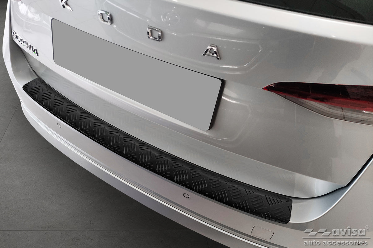 Lastskydd Black Mat Skoda Octavia IV Kombi Active, Sportline, Ambition, Style, Sportline 2019–2024 facelift 2024+ m.fl. – Mattsvart (2/40226) – detaljbild 3