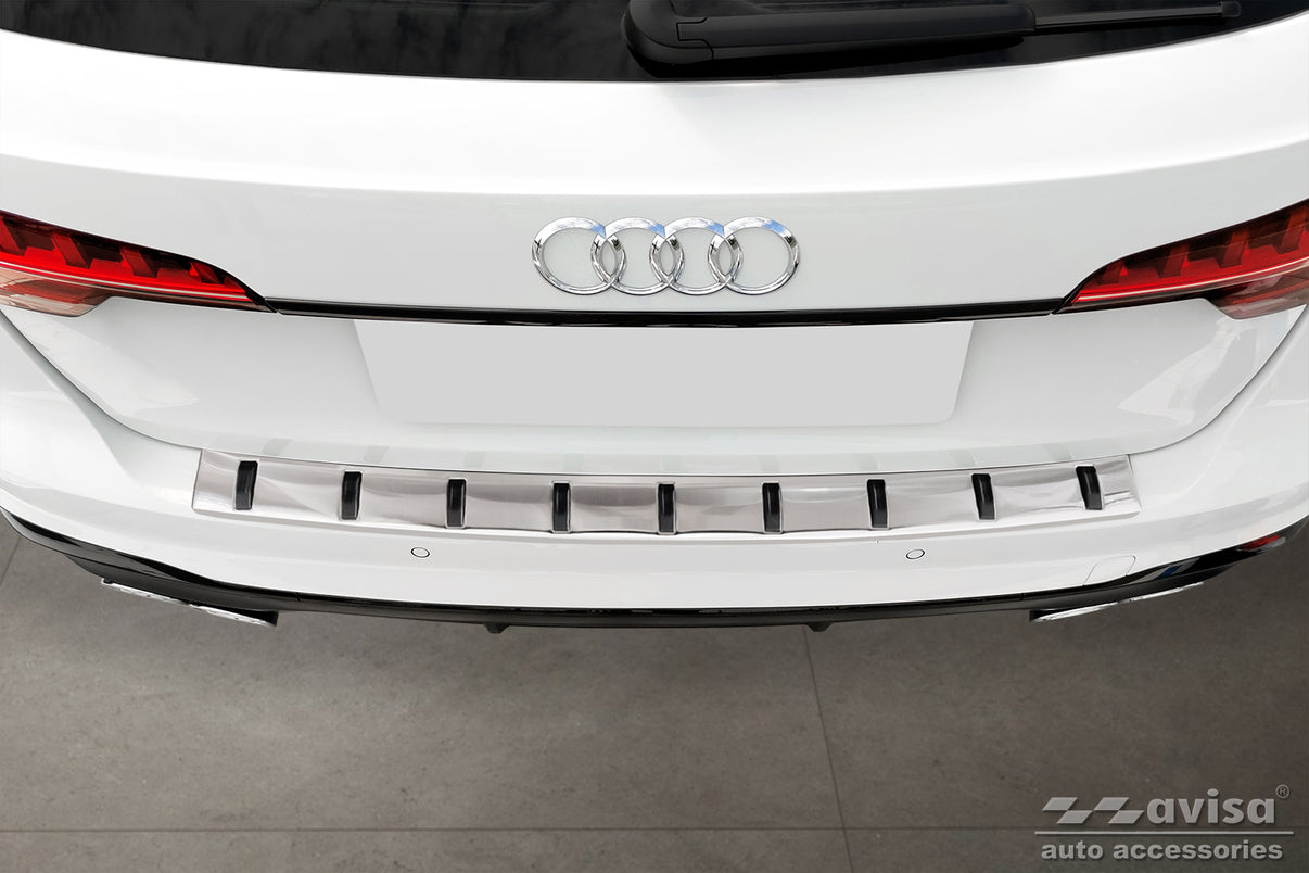 Lastskydd Strong Edition Audi A4 B9 Avant/ S-line 2015–2019, facelift 2019+ – Silver satin – detaljbild 3