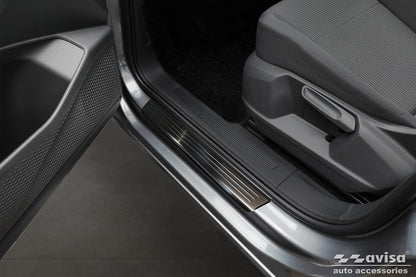 Tröskelskydd Lines Volkswagen Caddy V (SB) 2020+ / Volkswagen Caddy Cargo V (SB ) furgon 2020+ – Svart – detaljbild 3