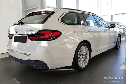 Lastskydd BMW 5 VII Touring G31 M-paket facelift 2020–2024 – Silver – detaljbild 2