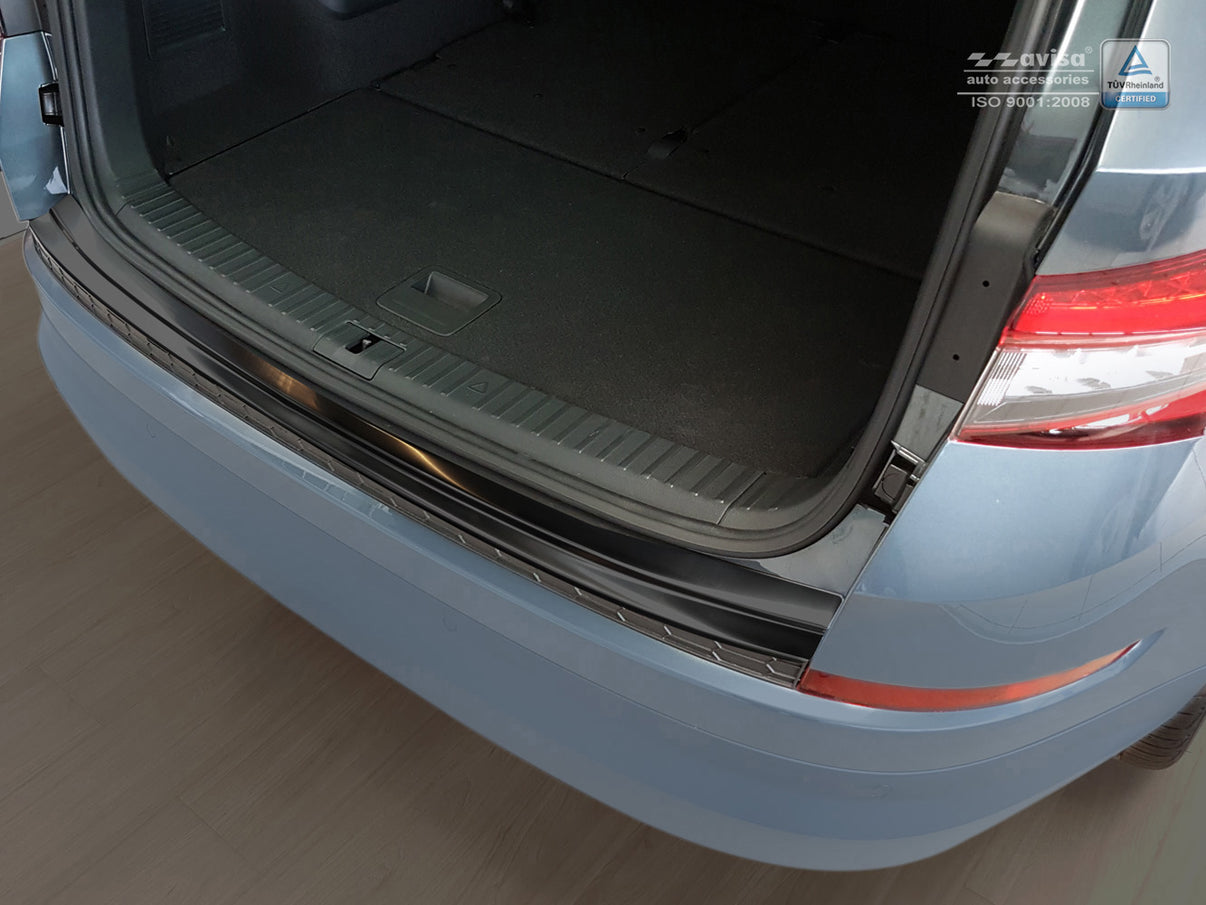 Lastskydd Skoda Kodiaq crossover 2016–2021, facelift 2021–2024 m.fl. – Svart – detaljbild 3