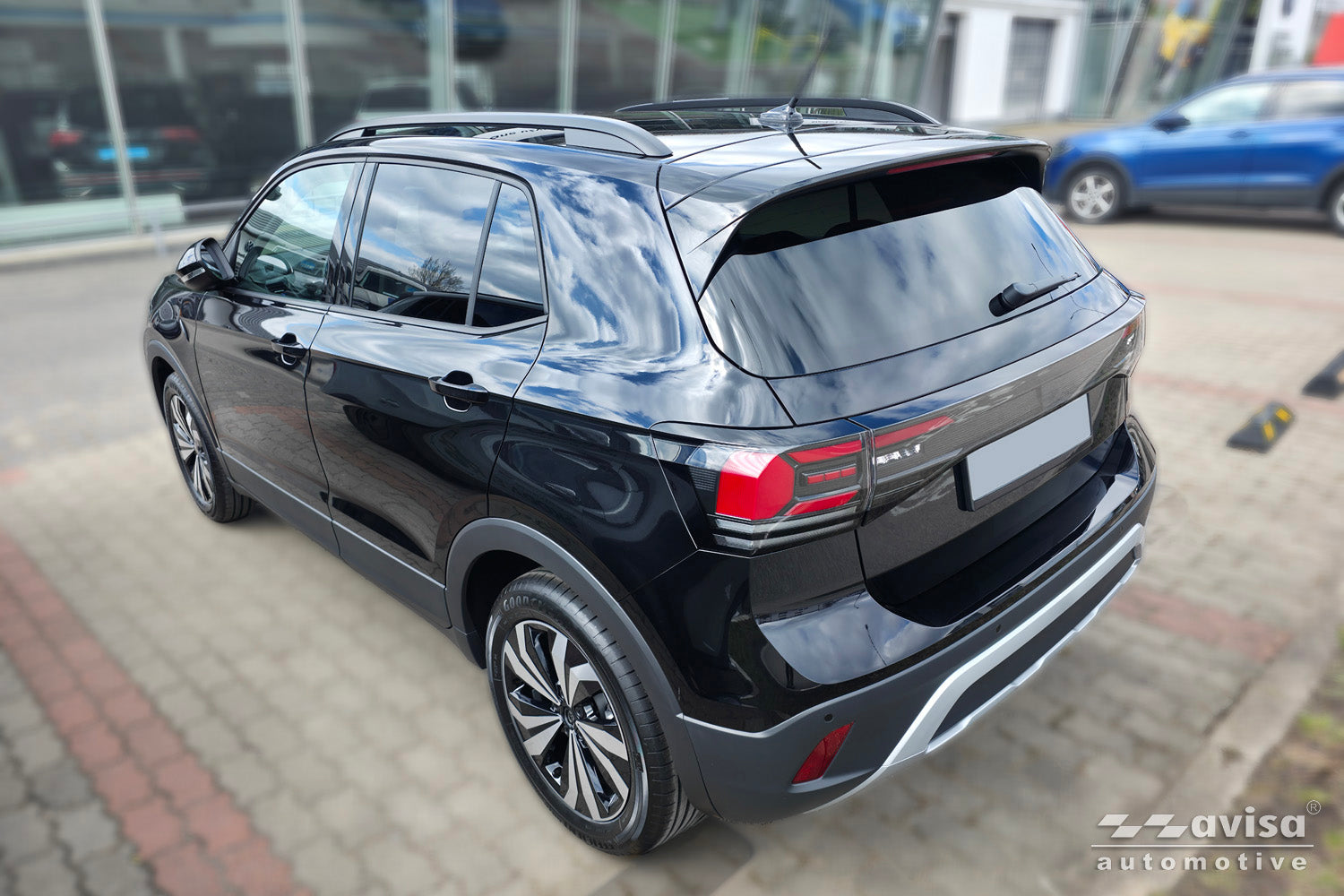 Bakluckelist Volkswagen T-Cross 2018–2024, facelift 2024+ – Silver satin (2/22287) – detaljbild 3