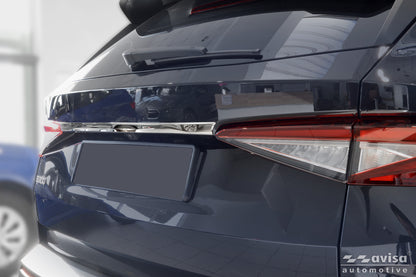Bakluckelist Skoda Elroq 2025+ – Spegelpolerat silver – detaljbild 3