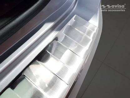 Lastskydd Hyundai Tucson III facelift 2018–2020 – Silver satin – detaljbild 2
