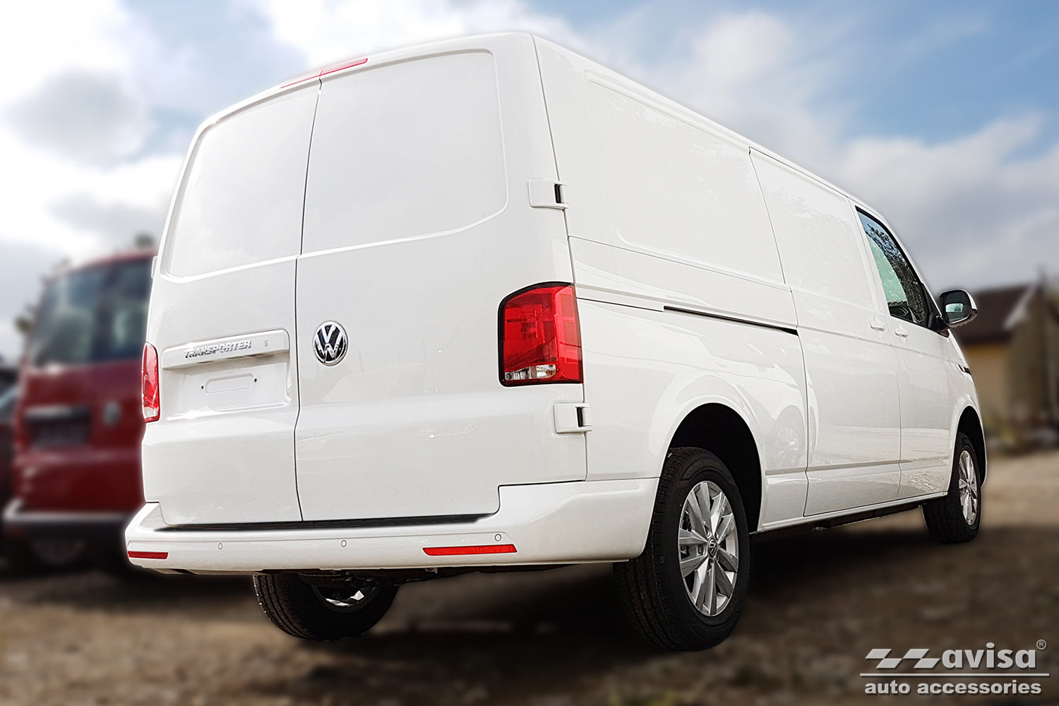Lastskydd Volkswagen Transporter T5 Multivan, Caravelle 2003–2012, facelift 2012–2015 ( fits to the two bak dörrar and versionen… (2/49274) – detaljbild 2