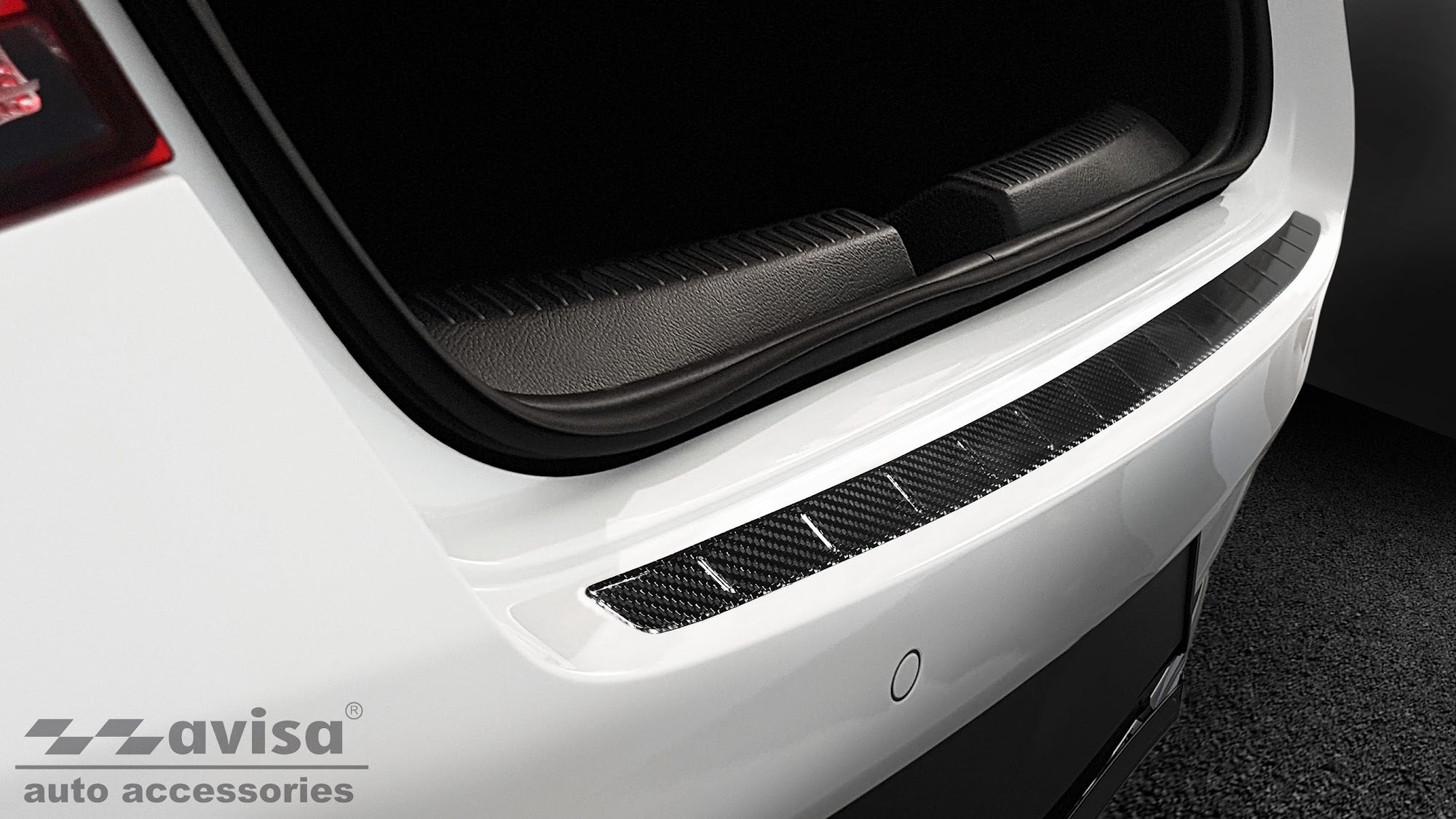 Lastskydd Mercedes Cla II (C118) sedan 2019+ – Svart (2/49248) – detaljbild 3
