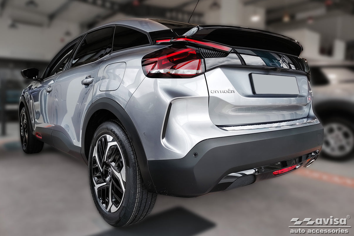Lastskydd Citroen C4 III/ e-C4 crossover 2020+ – Silver satin – detaljbild 2