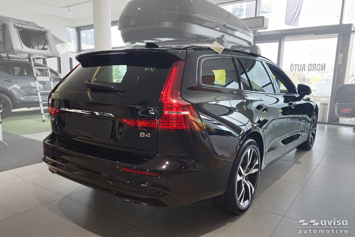 Bakluckelist Volvo V60 II 2018+ – Spegelpolerat silver – detaljbild 2