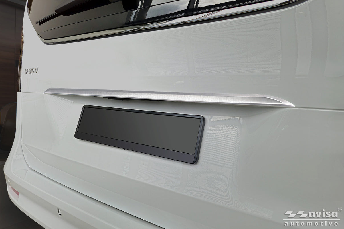 Bakluckelist Mercedes V Class W447/ Vito III/ Marco Polo 2014–2019, facelift 2019–2024, facelift 2024+ – Silver satin – detaljbild 3