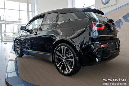 Lastskydd Black Mat BMW i3 (i 01) halvkombi 5-dörrars 2013–2017 facelift 2017–2022 – Mattsvart – detaljbild 2