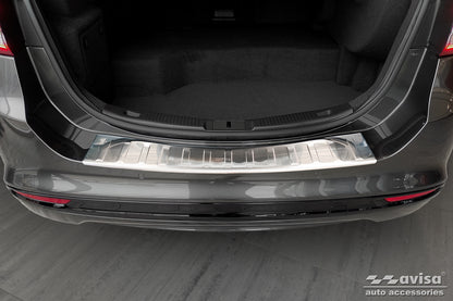 Lastskydd Ford Mondeo MK5 halvkombi 5-dörrars/ sedan 2014–2019, facelift 2019+ – Silver satin – detaljbild 3