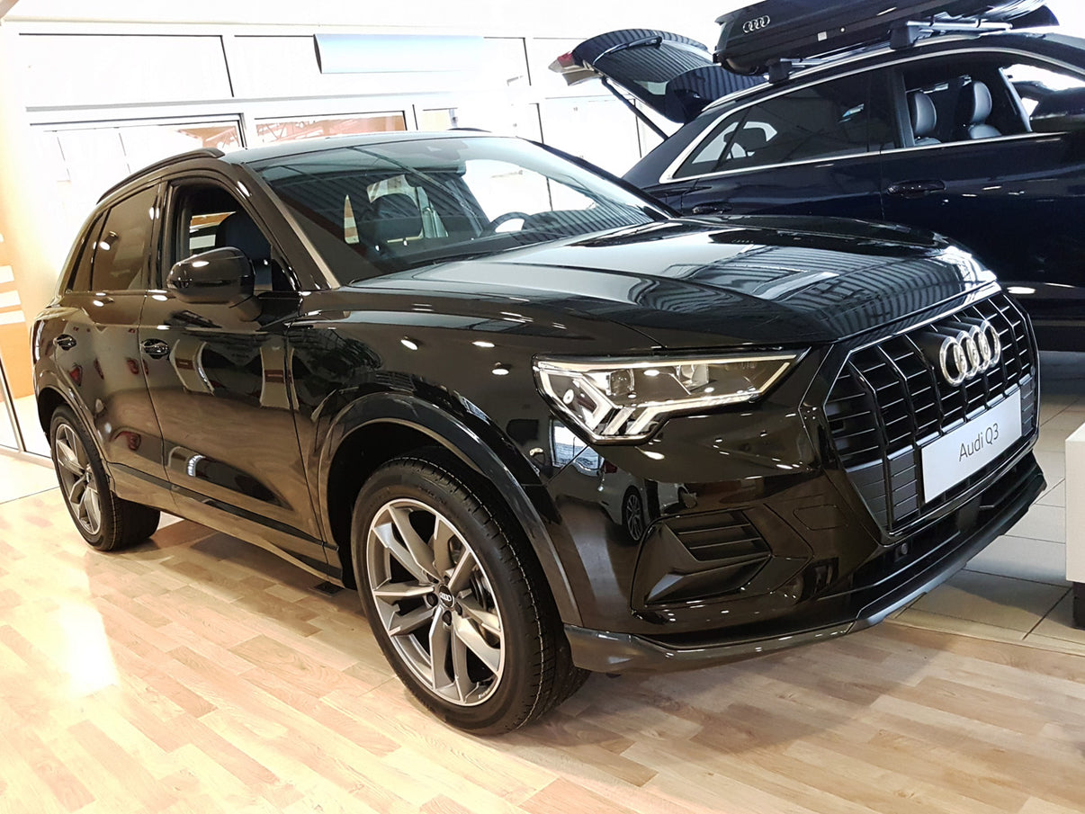 Lastskydd Audi Q3 II crossover 2018+/ S-line 2018+ – Silver satin – detaljbild 3