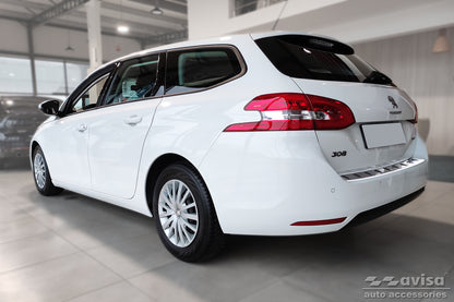 Lastskydd Strong Edition Peugeot 308 II SW Kombi 2013–2017, facelift 2017+ – Silver – detaljbild 2
