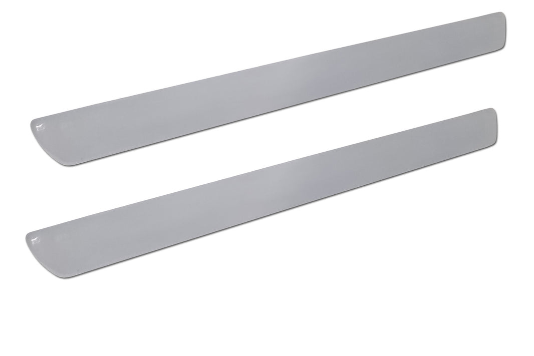 Universella tröskelskydd Lines Mirror 54 x 4 cm (2 delar per set) – Svart/Silver