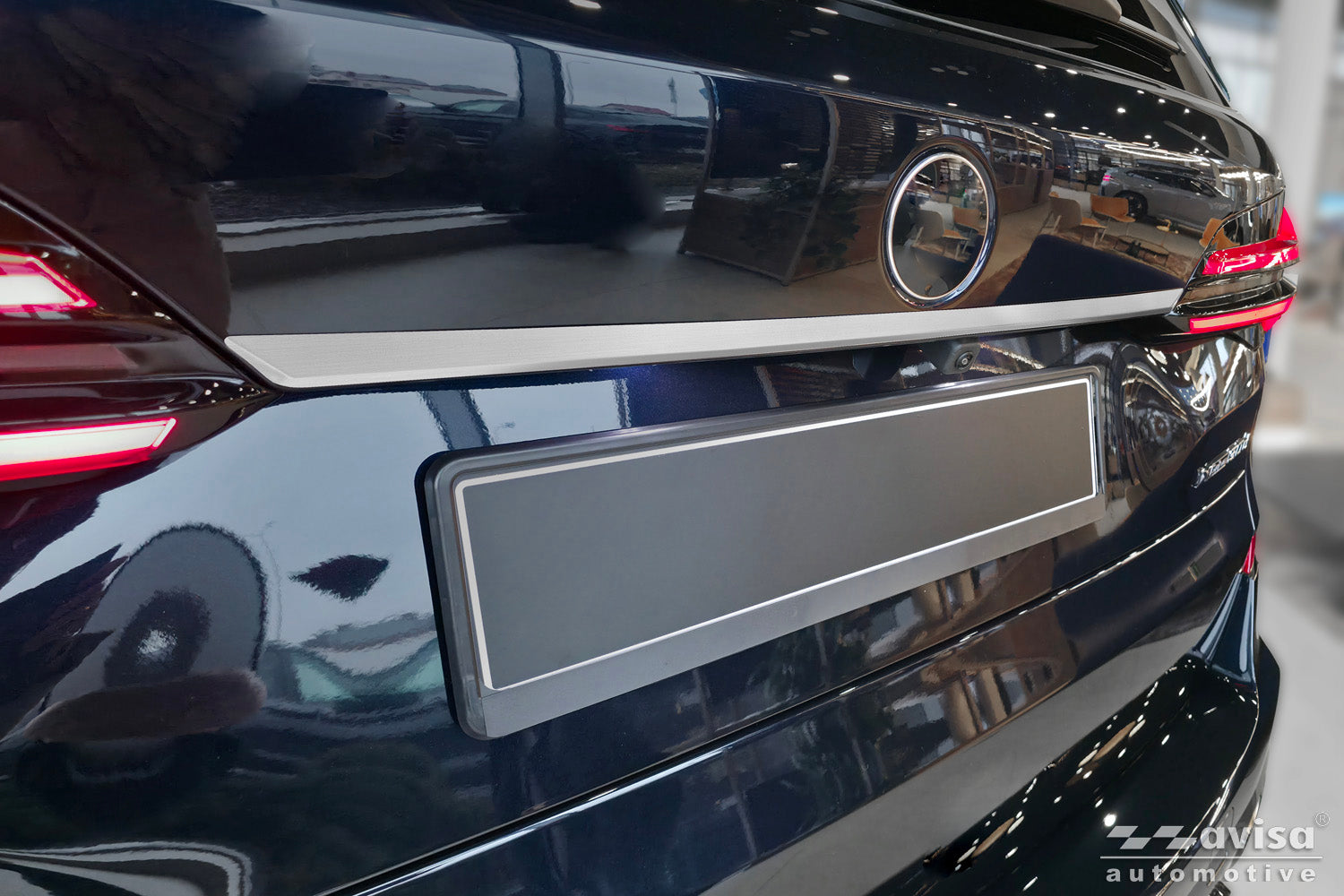 Bakluckelist BMW X5 IV G05 M-paket 2018–2023 facelift 2023+ – Silver satin – detaljbild 3