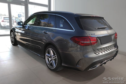 Lastskydd Strong Edition Mercedes C Class W205 Kombi 2014–2018, facelift 2018+ – Silver – detaljbild 2