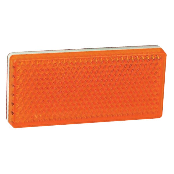 2 - Pakke Refleks Reflektor Rektangulær - Orange - Biltilbehør fra LEA