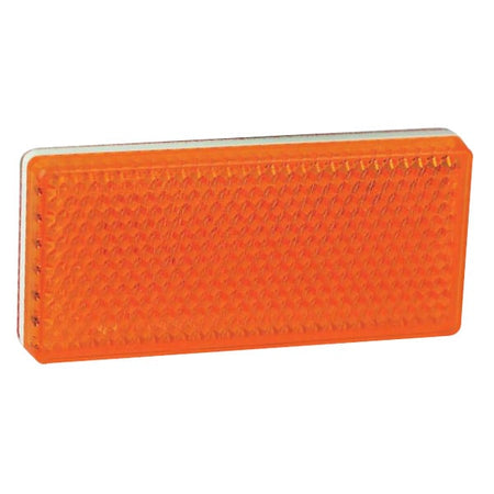 2 - Pakke Refleks Reflektor Rektangulær - Orange - Biltilbehør fra LEA