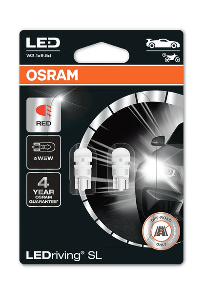LEDriving LEDlampa SL W5W – produktbild framifrån | OSRAM