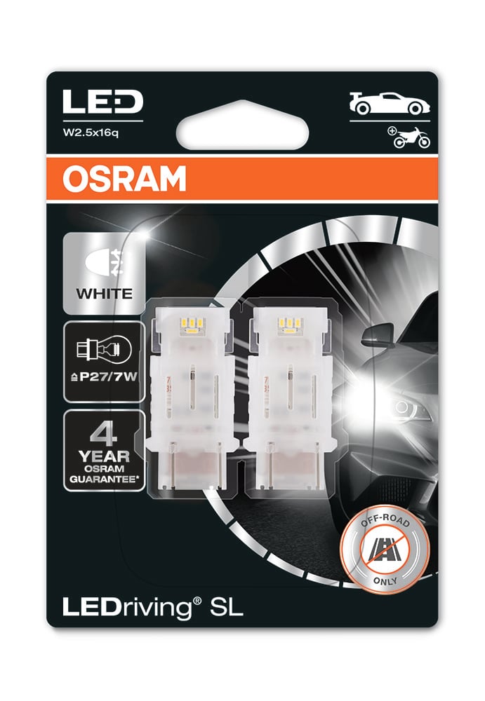 LEDriving LEDlampa SL P27/7W – närbild detaljer | OSRAM