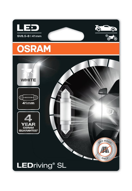 LEDriving LEDlampa SL C5W (41 mm) – produktbild framifrån | OSRAM