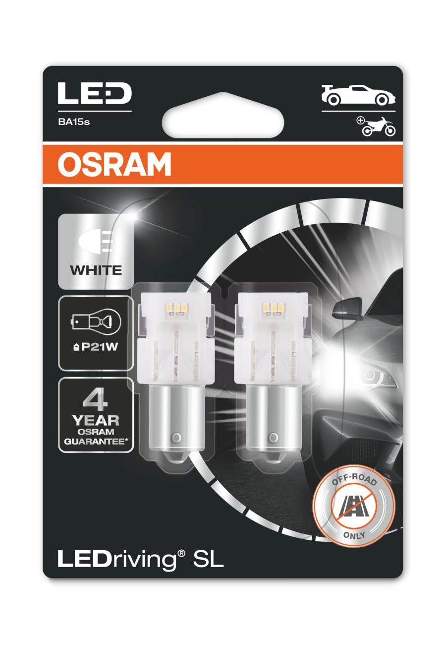 alternativ vinkel på LEDriving LEDlampa SL P21W – OSRAM