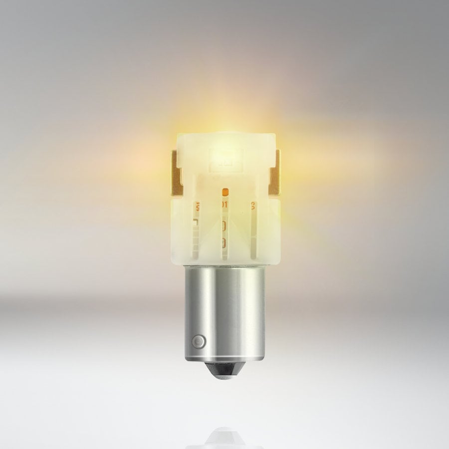 LEDriving LEDlampa SL PY21W – närbild detaljer | OSRAM