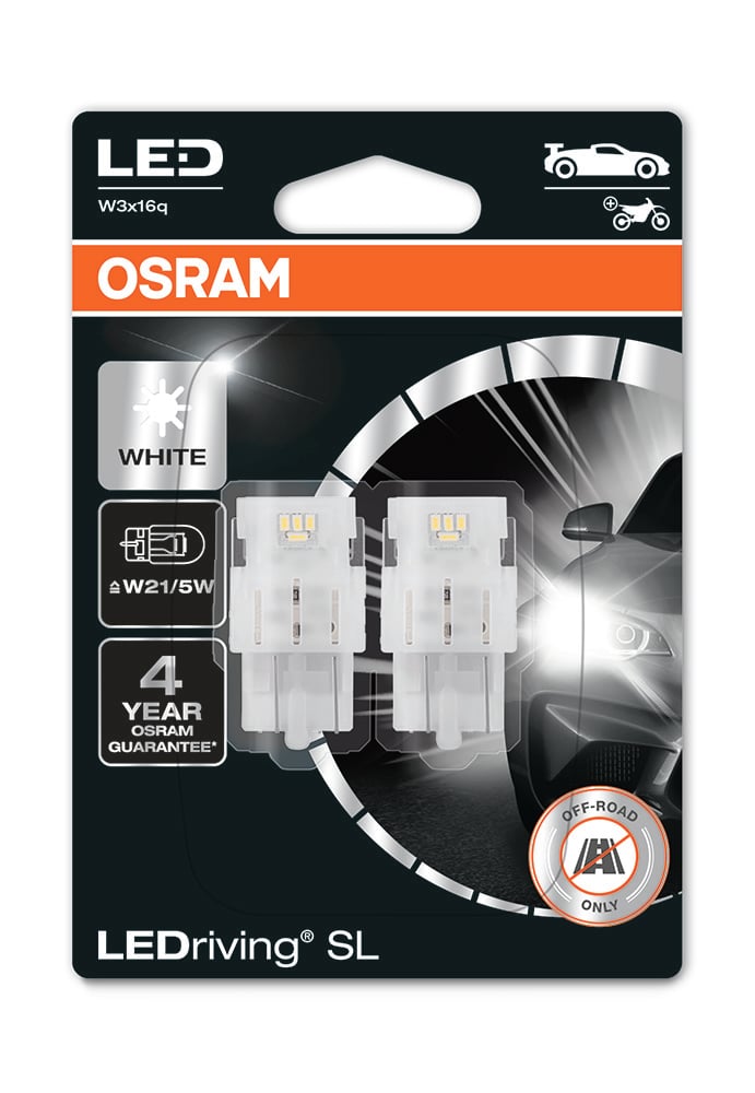LEDriving LEDlampa SL W21/5W – produktbild framifrån | OSRAM
