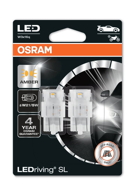 LEDriving LEDlampa SL W21/5W – produktbild framifrån | OSRAM