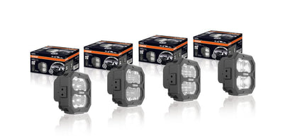 sidovy som visar profil och design av LEDriving Arbetsljus Cube PX4500 Ultra Wide – OSRAM