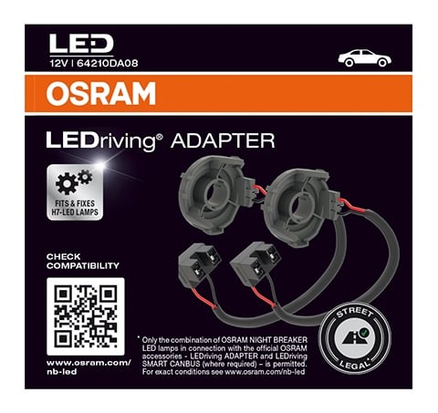 LEDriving Street Legal Adapter A08 – tillbehör och delar | OSRAM