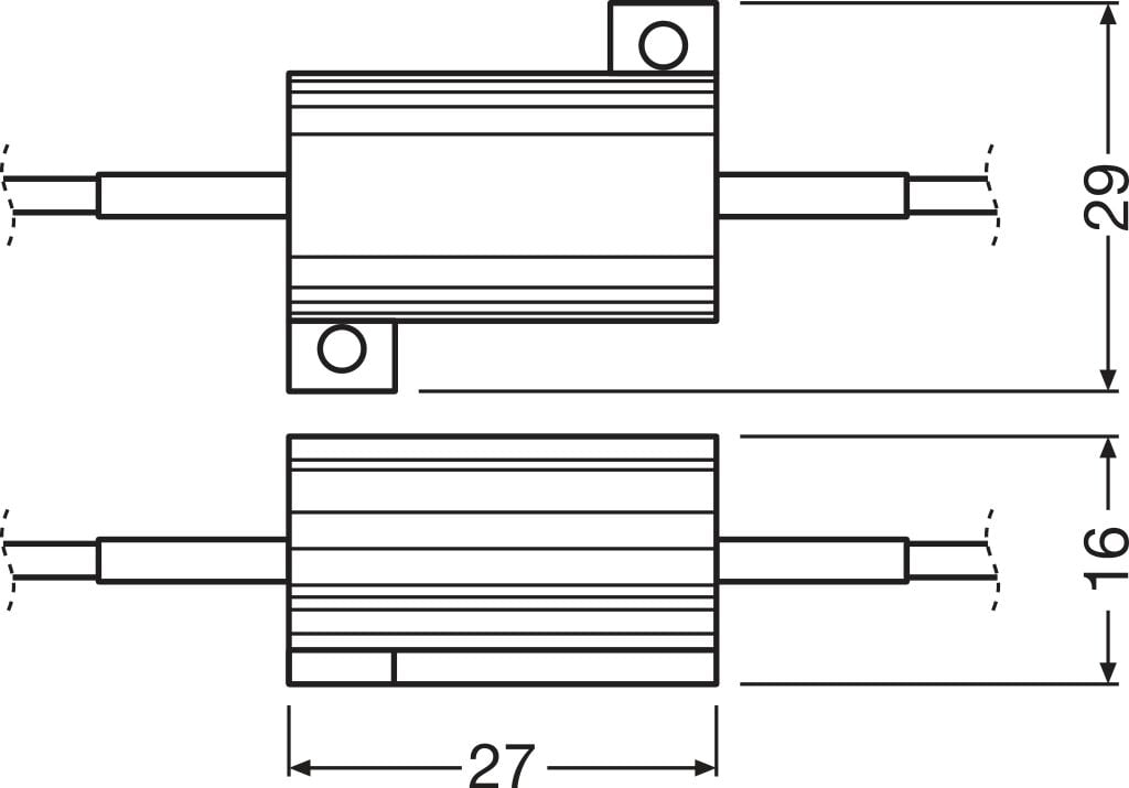 LEDriving LEDriving Street Legal CANBUS CONTROL UNIT 21W (2 – pack) – måttspecifikation | OSRAM