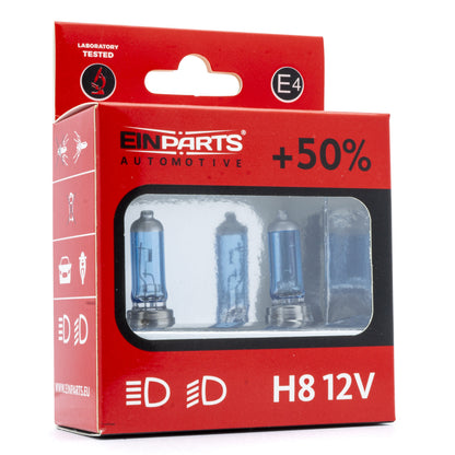 Halogenlampsats – H8 – 4300K – 9V - 16V – 35 W – PGJ19–1 – 2-pack