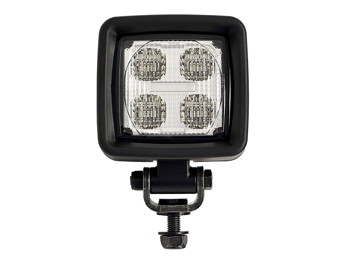 närbild på detaljer och material av Arbetslampa ABL LED SHD 5000 Bred – Carlevel