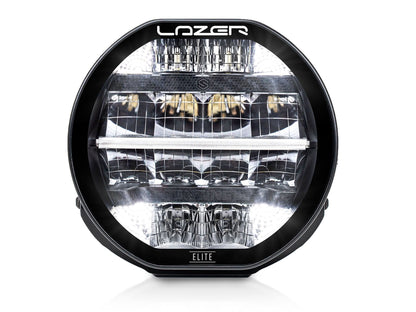 Lazer Sentinel Elite LED ekstra lys 7" sort positionslys - produkt set fra siden | Lazer